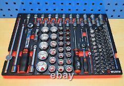 Würth Zebra Tool Kit Ratchet Box Socket Set