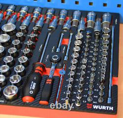 Würth Zebra Tool Kit Ratchet Box Socket Set